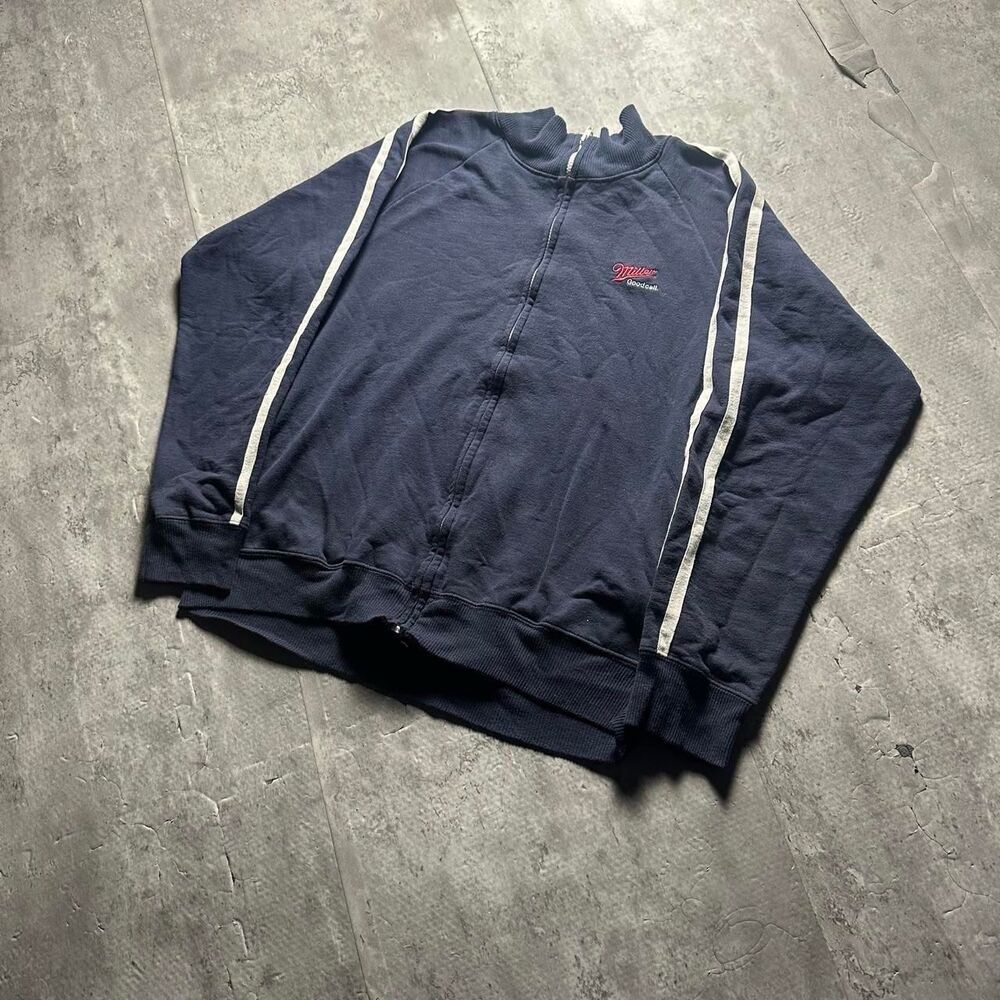 Unbranded Men's Navy and Blue Jacket